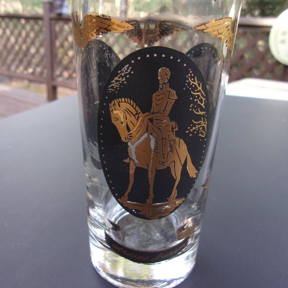 Vintage Libbey Andrew Jackson /Perry's Flagship Glass from 1960s - Picture 4 of 10